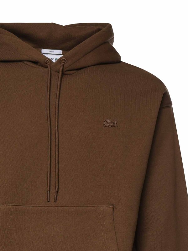 The Best Shops LACOSTE: スウェット＆セーター - スウェットシャツ/セーター - キャメル