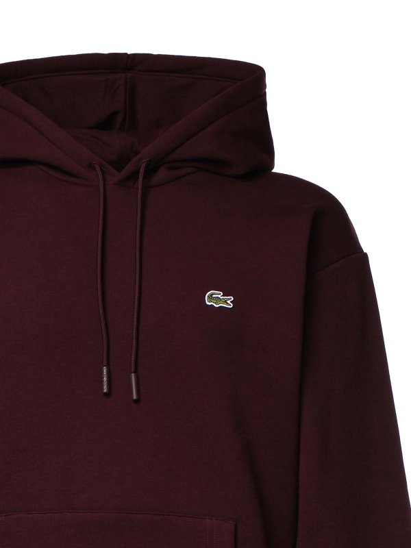 The Best Shops LACOSTE: Sweatshirts und Pullover - Sweatshirt - Bordeaux