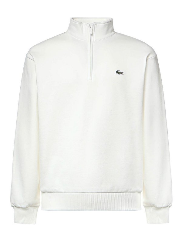 LACOSTE: スウェット＆セーター - スウェットシャツ/セーター - 白