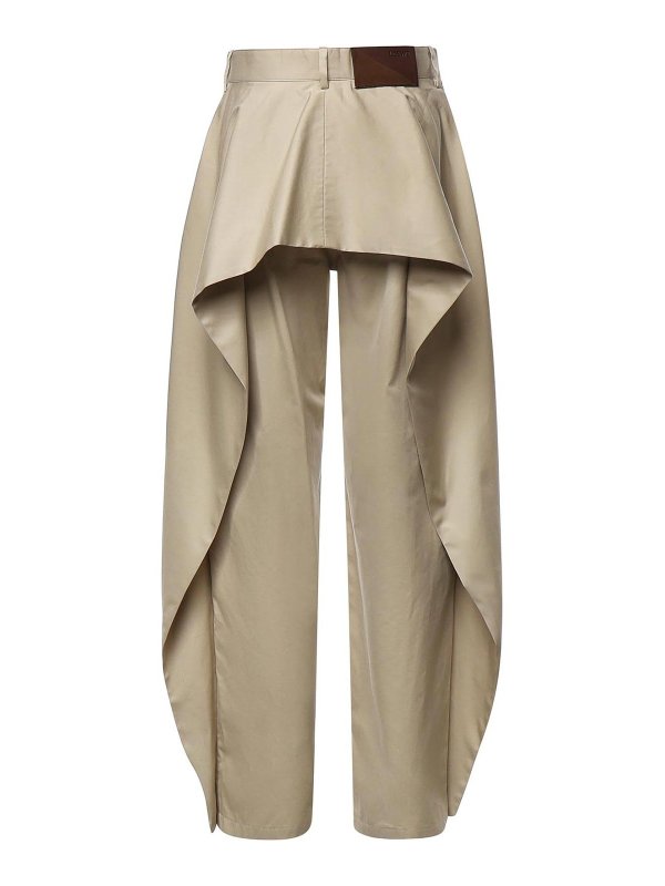 LOEWE: pantaloni casual online - Pantaloni in cotone e seta