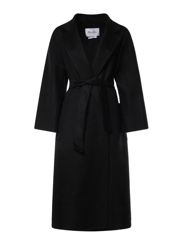 Max Mara: ニーレングスコート - 膝丈コート - 黒