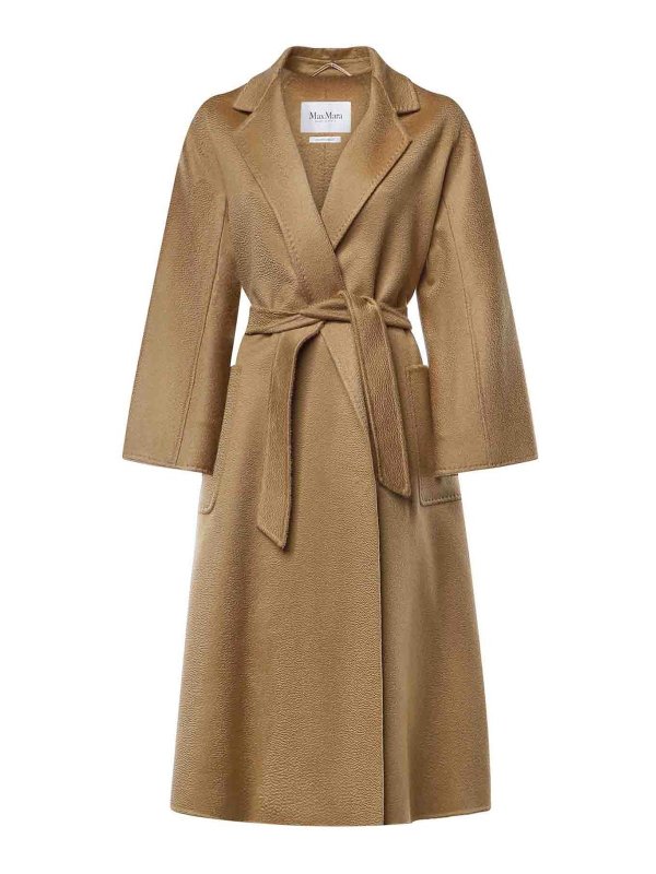 Max Mara: Abrigos semilargos - Abrigo Midi - Camel
