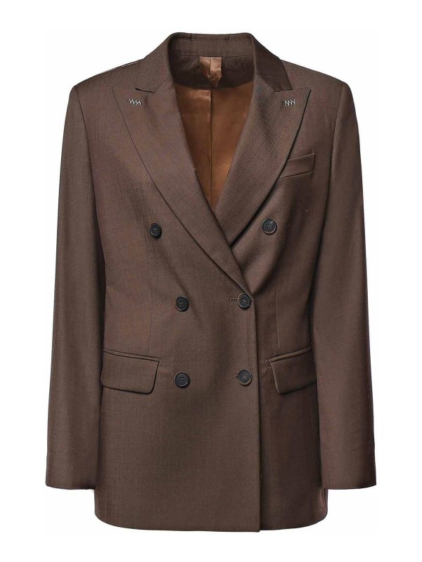 Max Mara: ブレザー - ブレザー - ベージュ