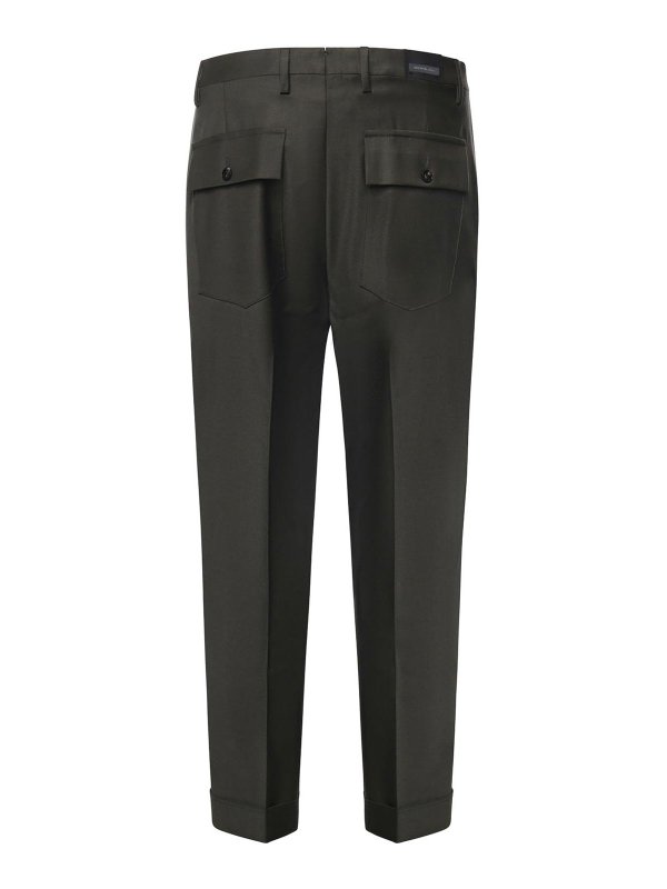 MICHAEL COAL: casual trousers online - Wool-Blend Work Trousers