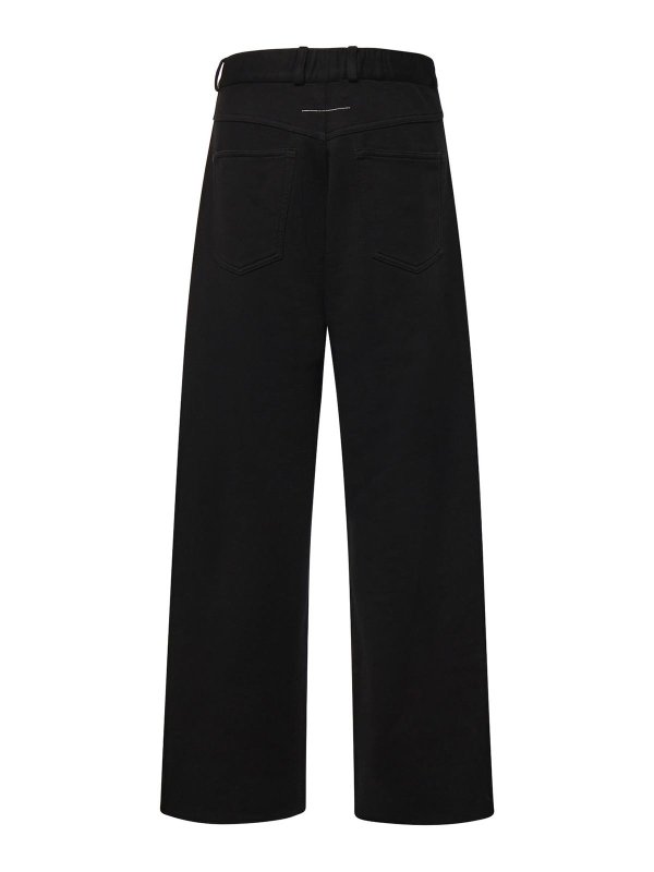 MM6 MAISON MARGIELA: カジュアルトラウザー online - カジュアルパンツ - 黒