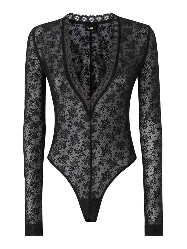 Pinko: Tops y camisetas sin mangas - Top - Negro