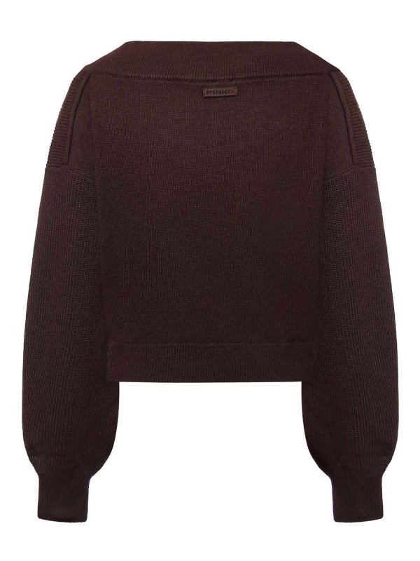 Pinko: クルーネック online - クルーネック - ブラウン