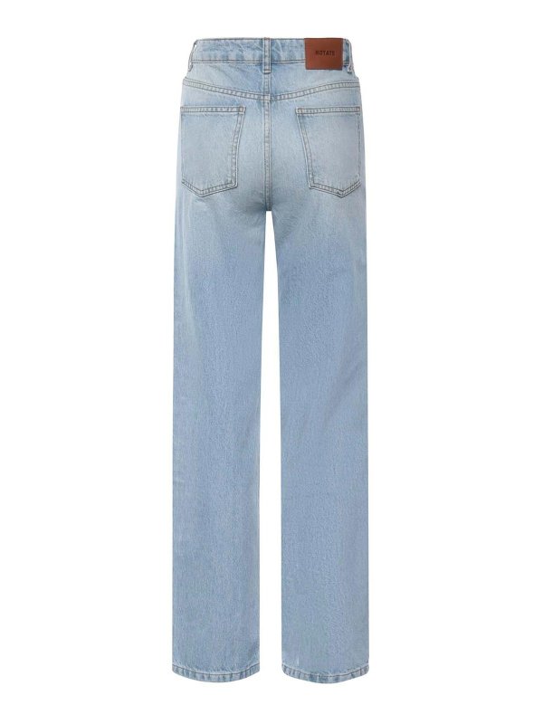 The Best Shops ROTATE Birger Christensen: ストレートジーンズ - ストレートジーンズ - ライトブルー