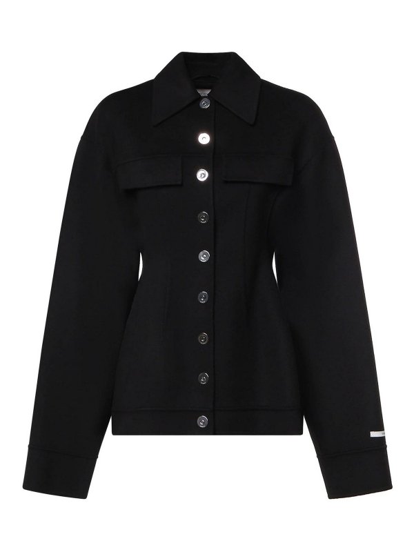 SPORTMAX: shirts - Shaped Wool Jacket
