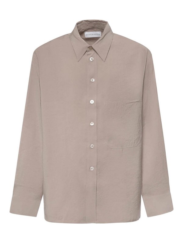STUDIO NICHOLSON: shirts - Modal Blend Shirt