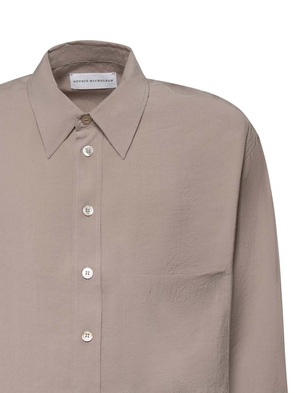 The Best Shops STUDIO NICHOLSON: shirts - Modal Blend Shirt