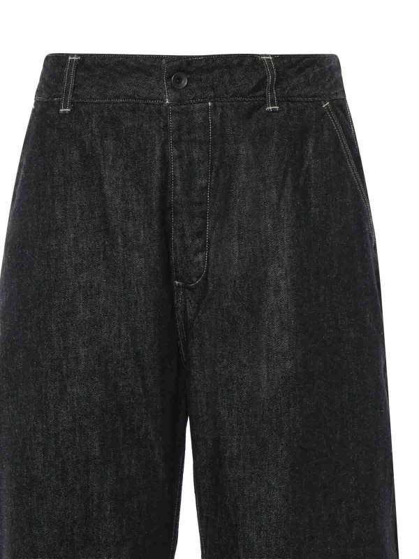 The Best Shops STUDIO NICHOLSON: ストレートジーンズ - ストレートジーンズ - 黒