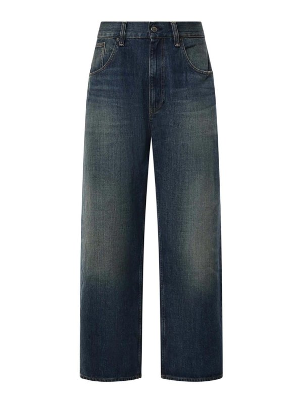 SUNFLOWER: Jeans Rectos - Vaqueros Rectos - Azul