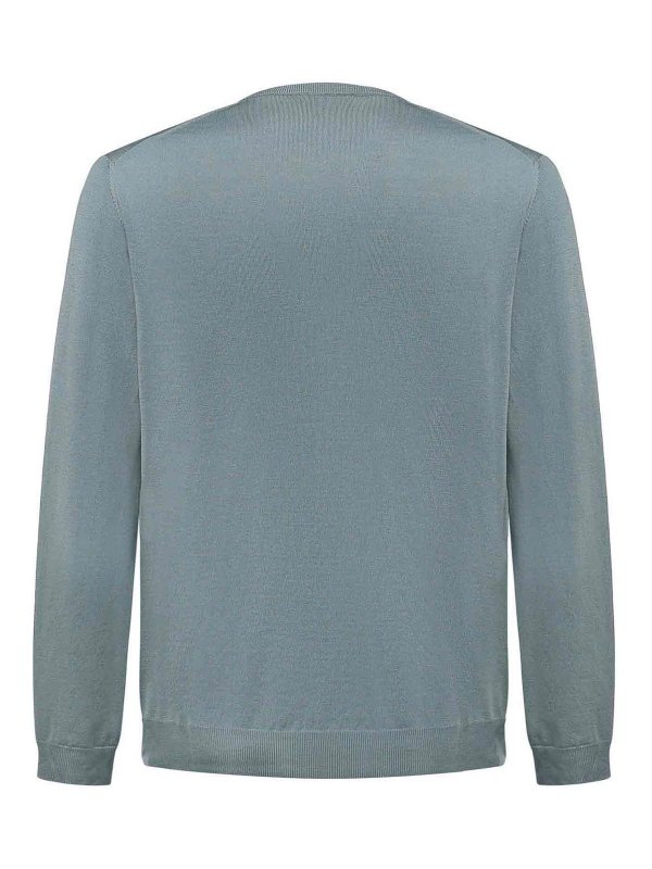 ZANONE: Pull col rond online - Pull Col Rond - Bleu Clair