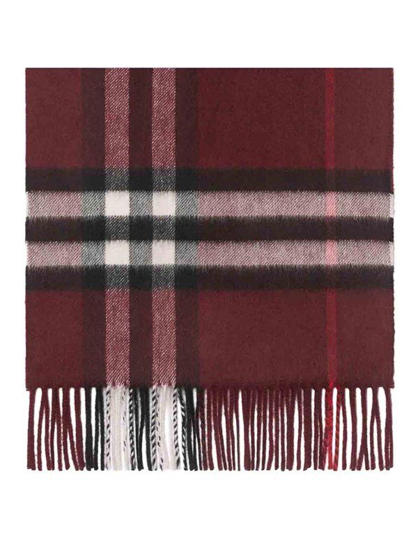 BURBERRY: スカーフ - スカーフ - 赤