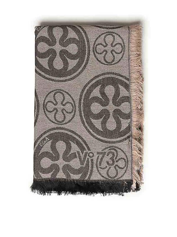 v°73: sciarpe e foulard - Sciarpa Caroline con logo