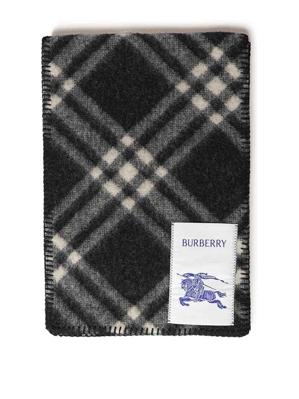 BURBERRY: スカーフ - スカーフ - 黒