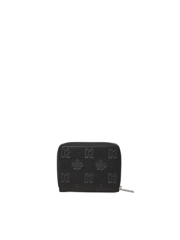 DSQUARED2: wallets & purses online - Leather Wallet With Logo