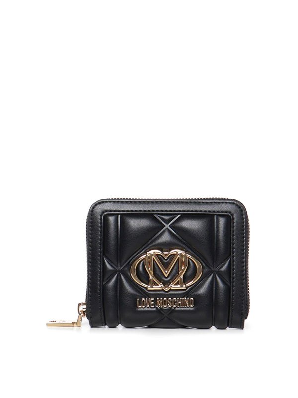LOVE MOSCHINO: 財布＆ポーチ - 財布 - 黒