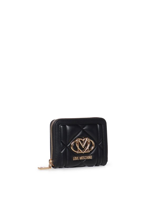 財布 - 黒 shop online: LOVE MOSCHINO