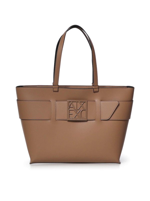ARMANI EXCHANGE: Handtaschen - Shopper - Camel
