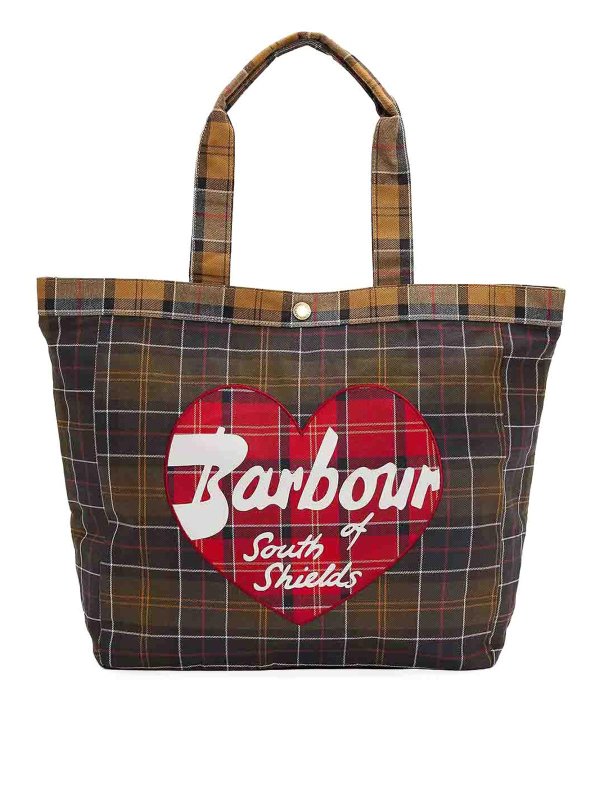 BARBOUR: トートバッグ - トートバッグ - 黒