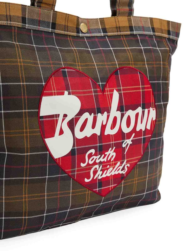 BARBOUR: トートバッグ online - トートバッグ - 黒