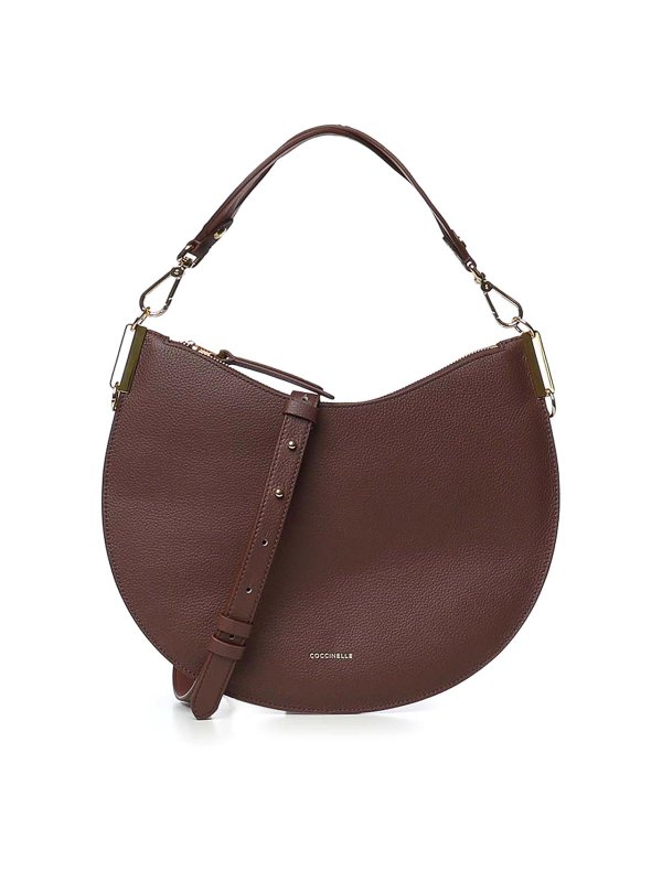 COCCINELLE: ショルダーバッグ - ショルダーバッグ - ダークレッド