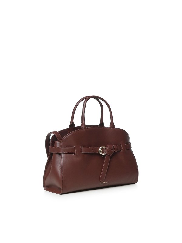 トートバッグ - ダークレッド shop online: COCCINELLE