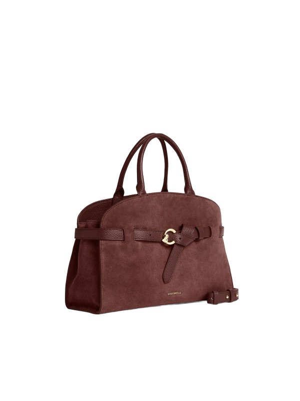 トートバッグ - ダークレッド shop online: COCCINELLE