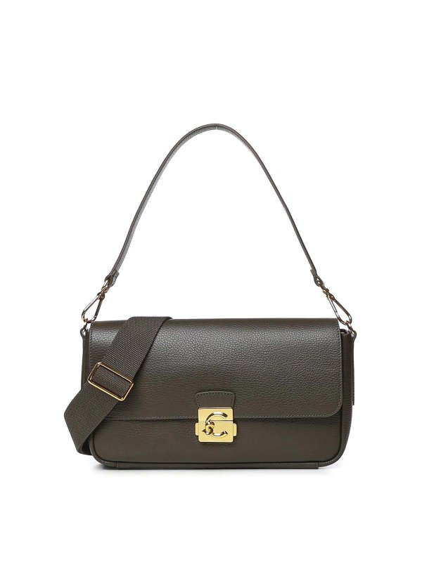 COCCINELLE: ショルダーバッグ - ショルダーバッグ - グレイッシュブラウン