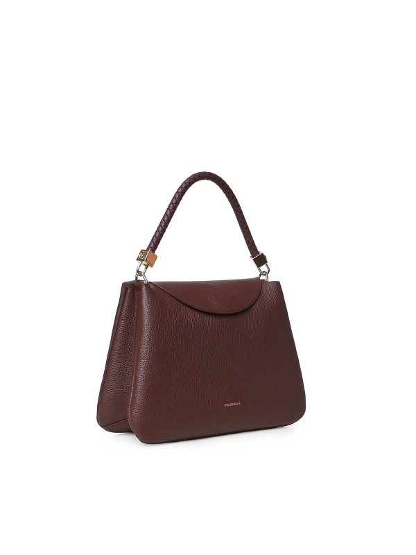 トートバッグ - ダークレッド shop online: COCCINELLE