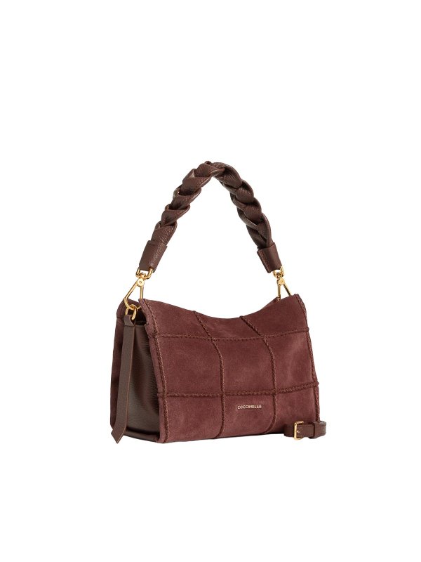 クロスボディバッグ - ダークレッド shop online: COCCINELLE