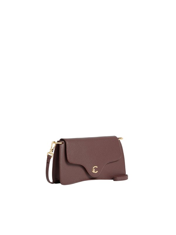 クラッチバッグ - ダークレッド shop online: COCCINELLE