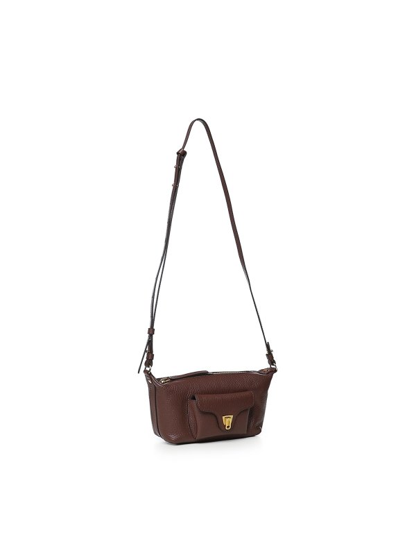ボーリングバッグ - ダークレッド shop online: COCCINELLE