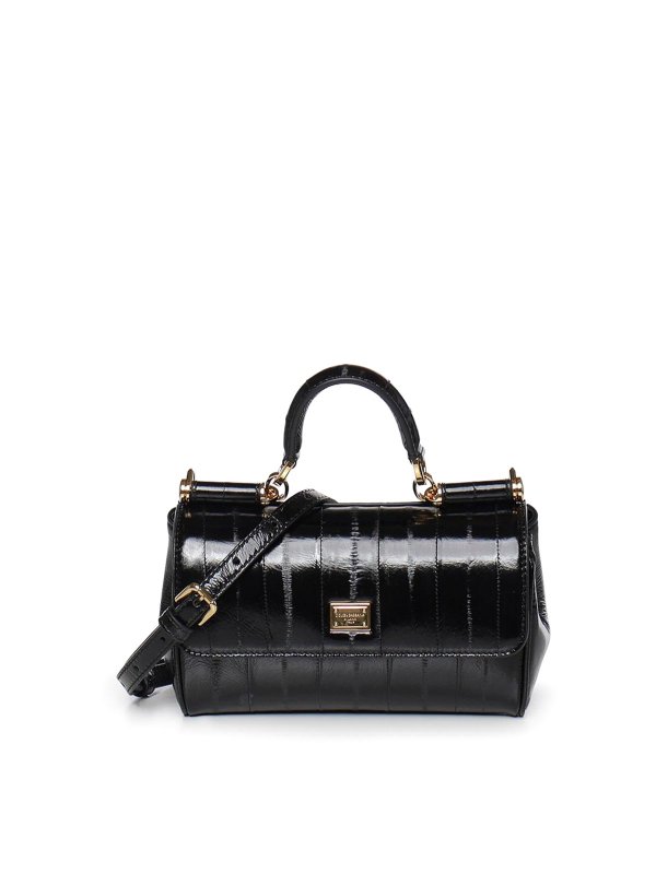 DOLCE & GABBANA: トートバッグ - トートバッグ - 黒