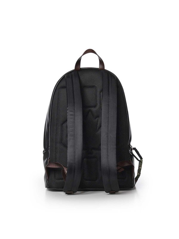 DSQUARED2: backpacks online - Leather Backpack With Logo