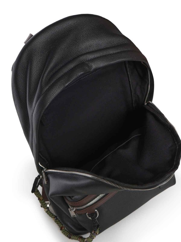 The Best Shops DSQUARED2: backpacks - Leather Backpack With Logo