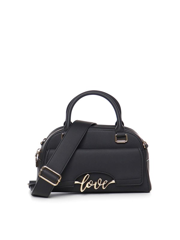 LOVE MOSCHINO: トートバッグ - トートバッグ - 黒