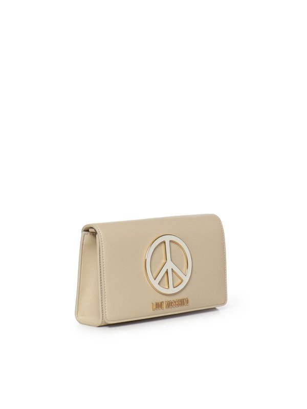 ショルダーバッグ - 白 shop online: LOVE MOSCHINO