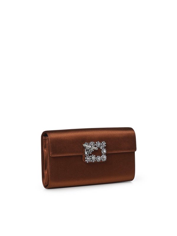 クラッチバッグ - ブラウン shop online: ROGER VIVIER
