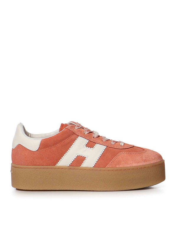 HOGAN: Chaussures de sport - Baskets - Orange