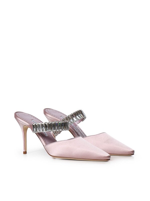 ミュール - サテン shop online: MANOLO BLAHNIK