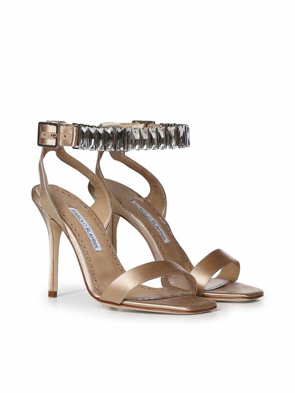 サンダル - サテン shop online: MANOLO BLAHNIK