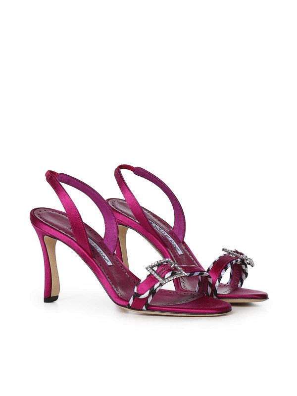 サンダル - ベージュ shop online: MANOLO BLAHNIK