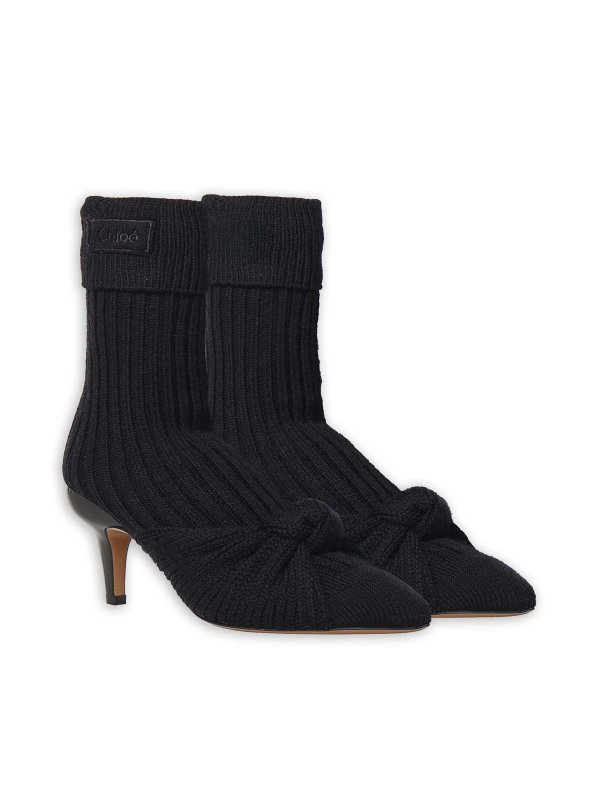 アンクルブーツ - 黒 shop online: CHLOE