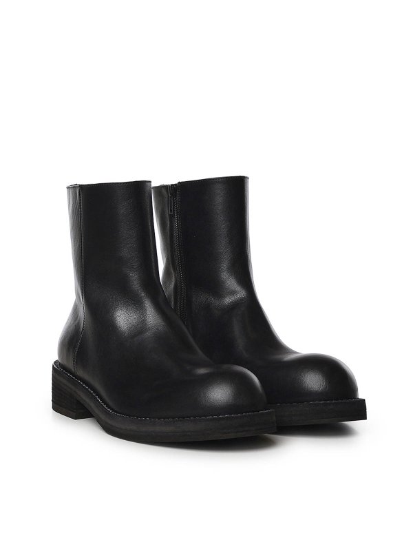 アンクルブーツ - 黒 shop online: ANN DEMEULEMEESTER