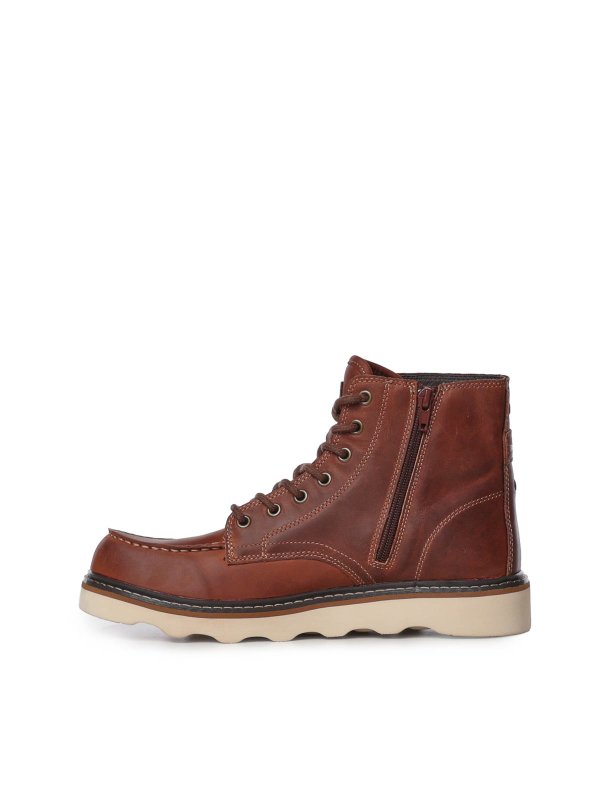 The Best Shops BLAUER: boots - Leather Combat Boots
