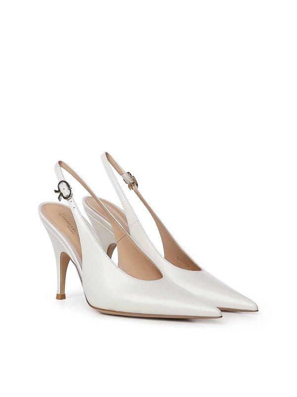 Sofia Leather Slingback shop online: Gianvito Rossi