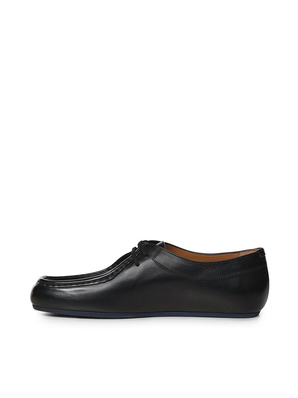 The Best Shops JIL SANDER: レースアップシューズ - 編み上げ靴 - 黒